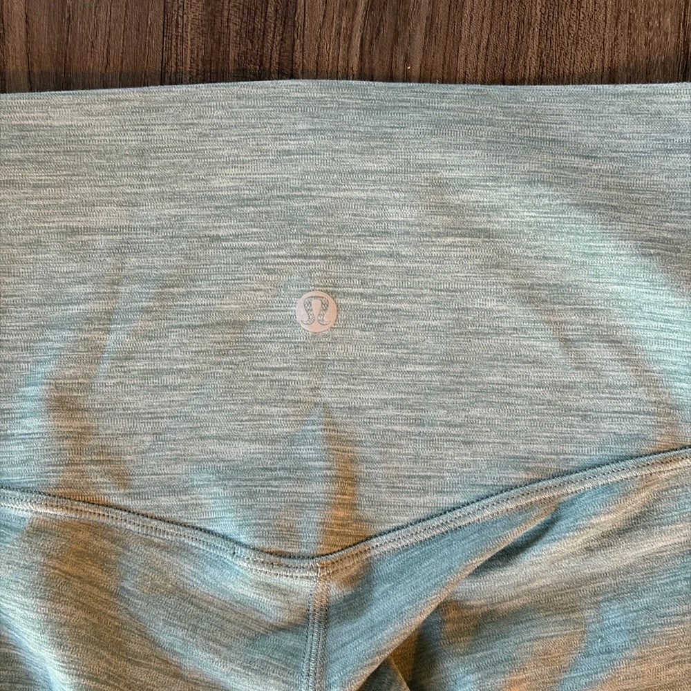 Lululemon Align High-Rise Crop (21in) Heathered Tidewater Teal - Size 4 - Picture 5 of 5
